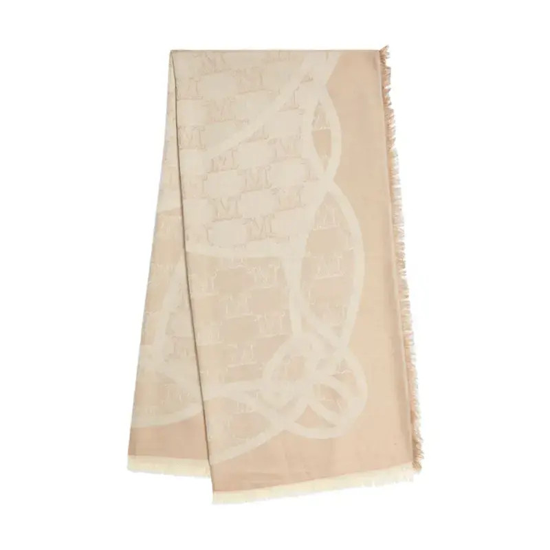 MaxMara 【国现 专柜5000】女士经典围巾 Tronto 001