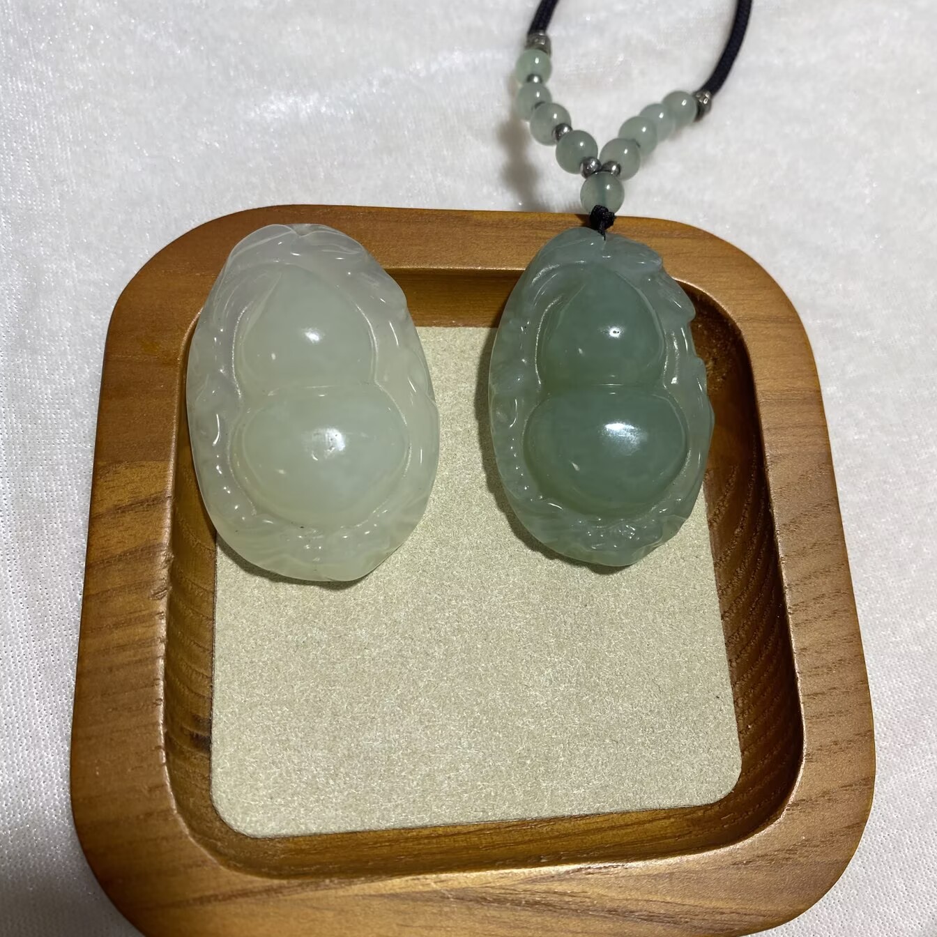 精美岫玉葫芦福禄吊坠多样性发其一