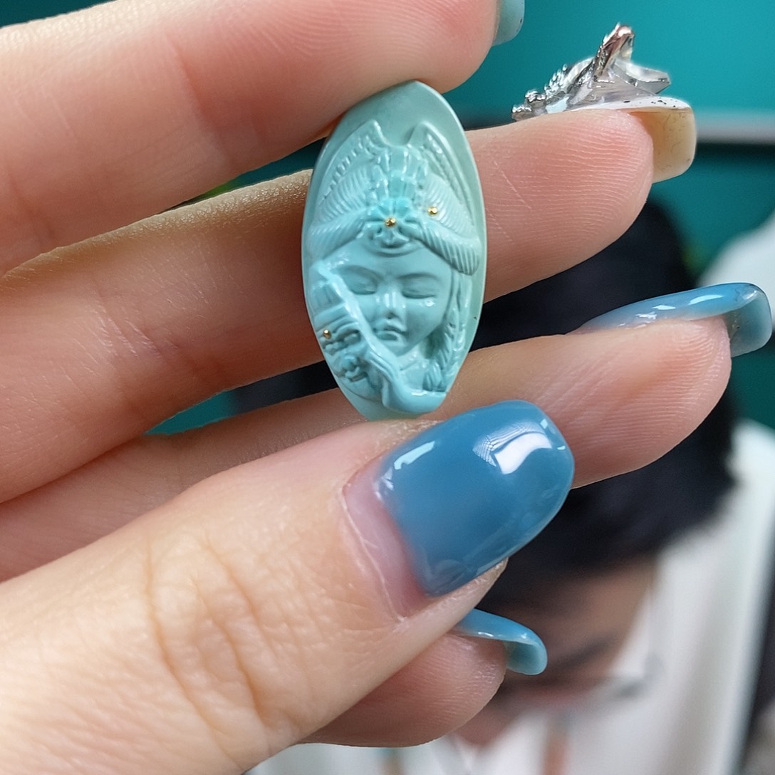 绿松石珠宝奇石未镶嵌