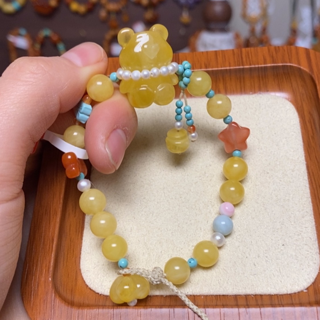 【闪购商品】手链蜜蜡未镶嵌手串