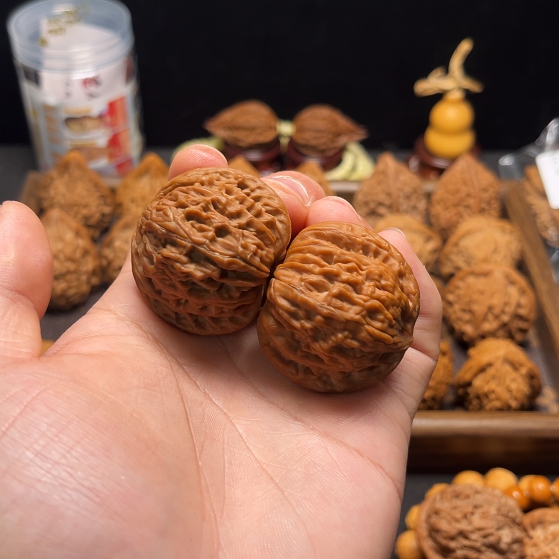 俺***蒙手串/手链核桃老树门头沟磨盘39