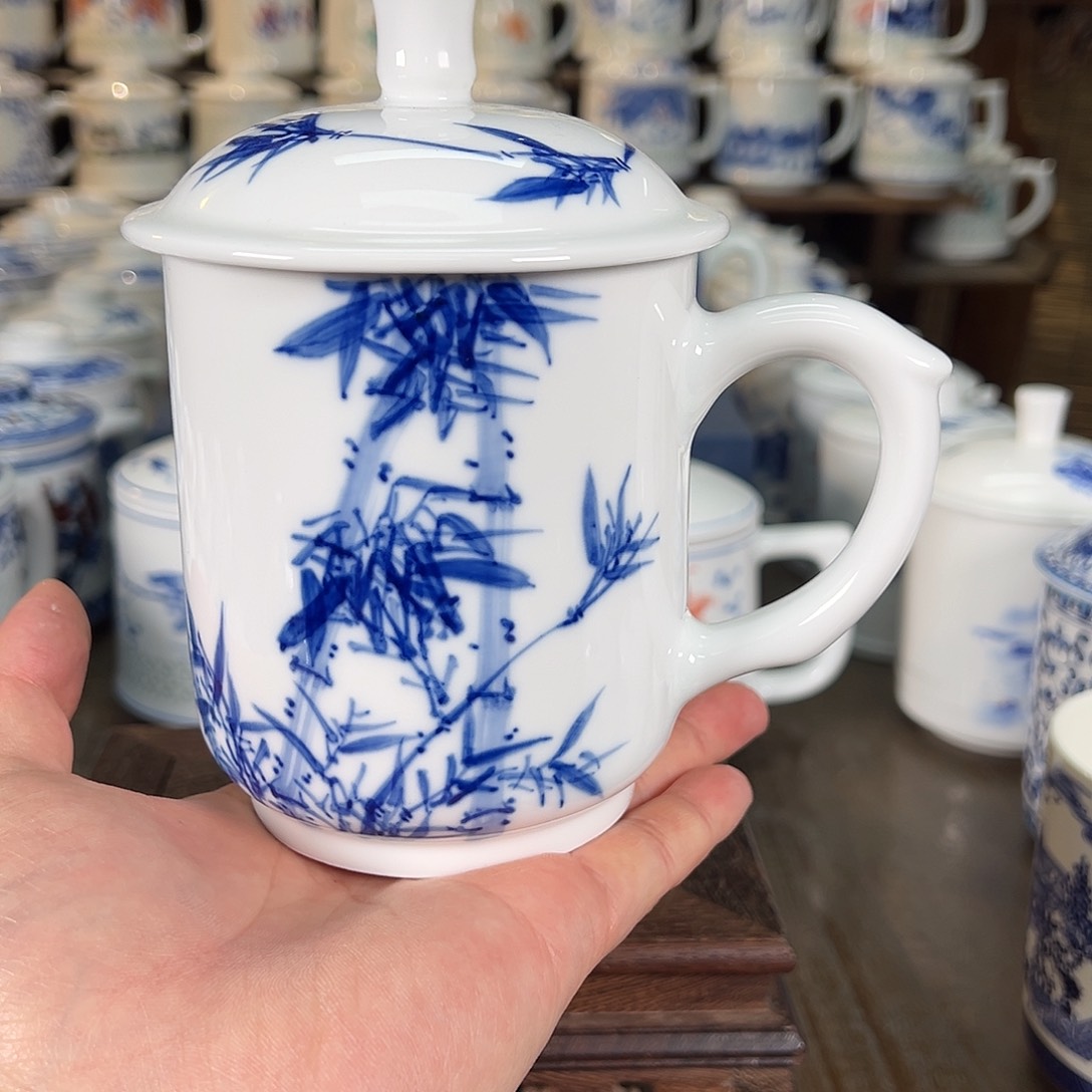 月*景德镇陶瓷高温办公杯