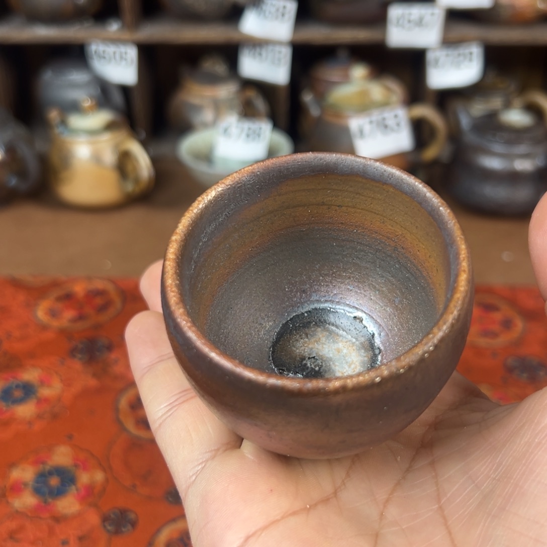 杯柴烧茶器主人杯