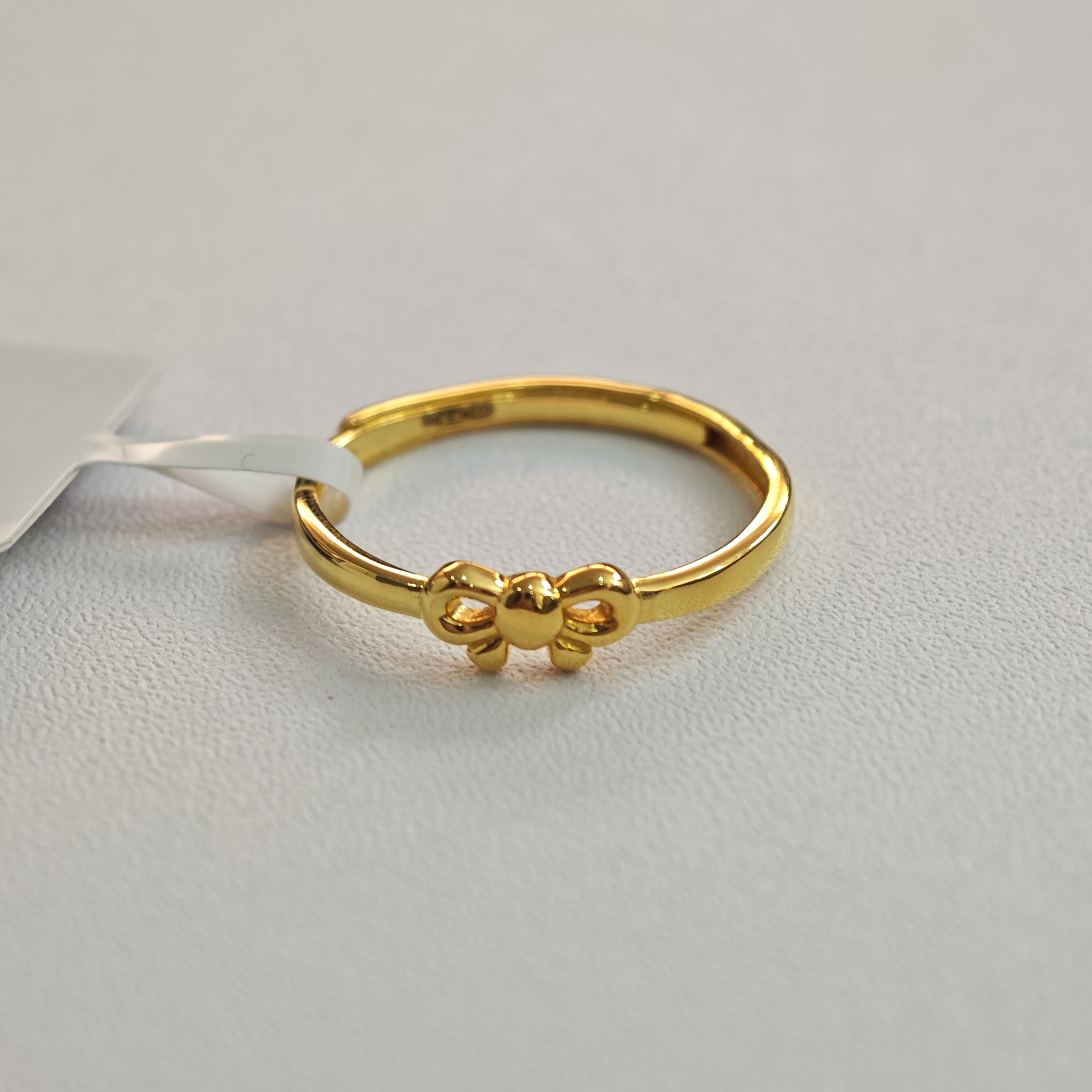 【思思专享】 足金999饰品 蝴蝶结戒指 1.92 GP