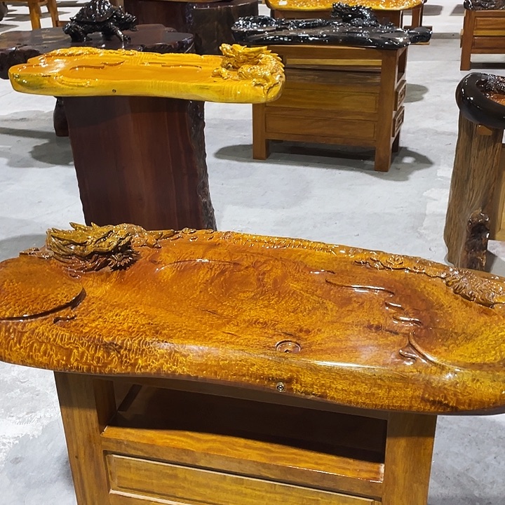 金丝楠龙茶盘112*52