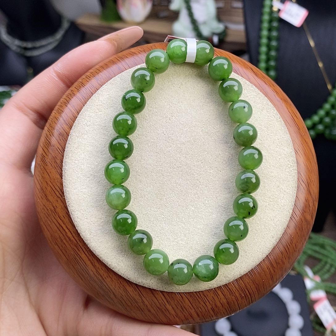 和田玉手串未镶嵌