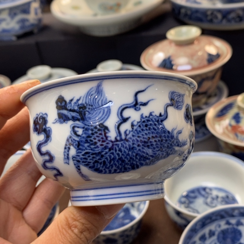 【闪购商品】景德镇青花主人杯