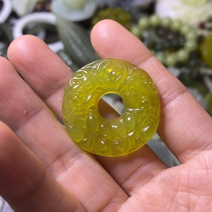 岫玉岫玉挂件未镶嵌