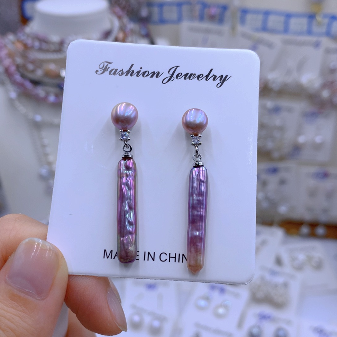 淡水珍珠颈饰银S925镶嵌