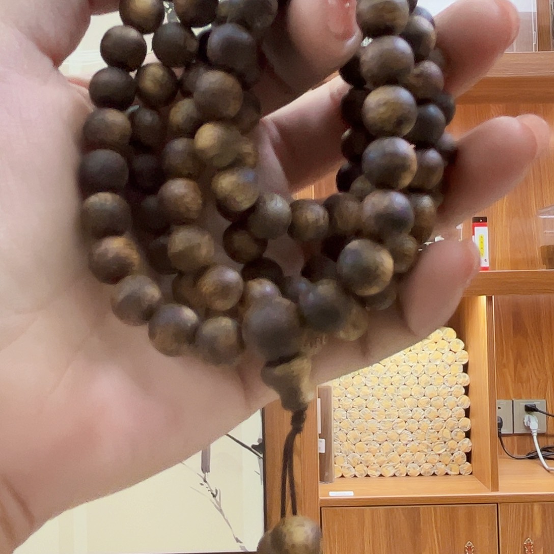 沉香碎屑沉香棋楠圆珠多圈0.8/27多样性发一