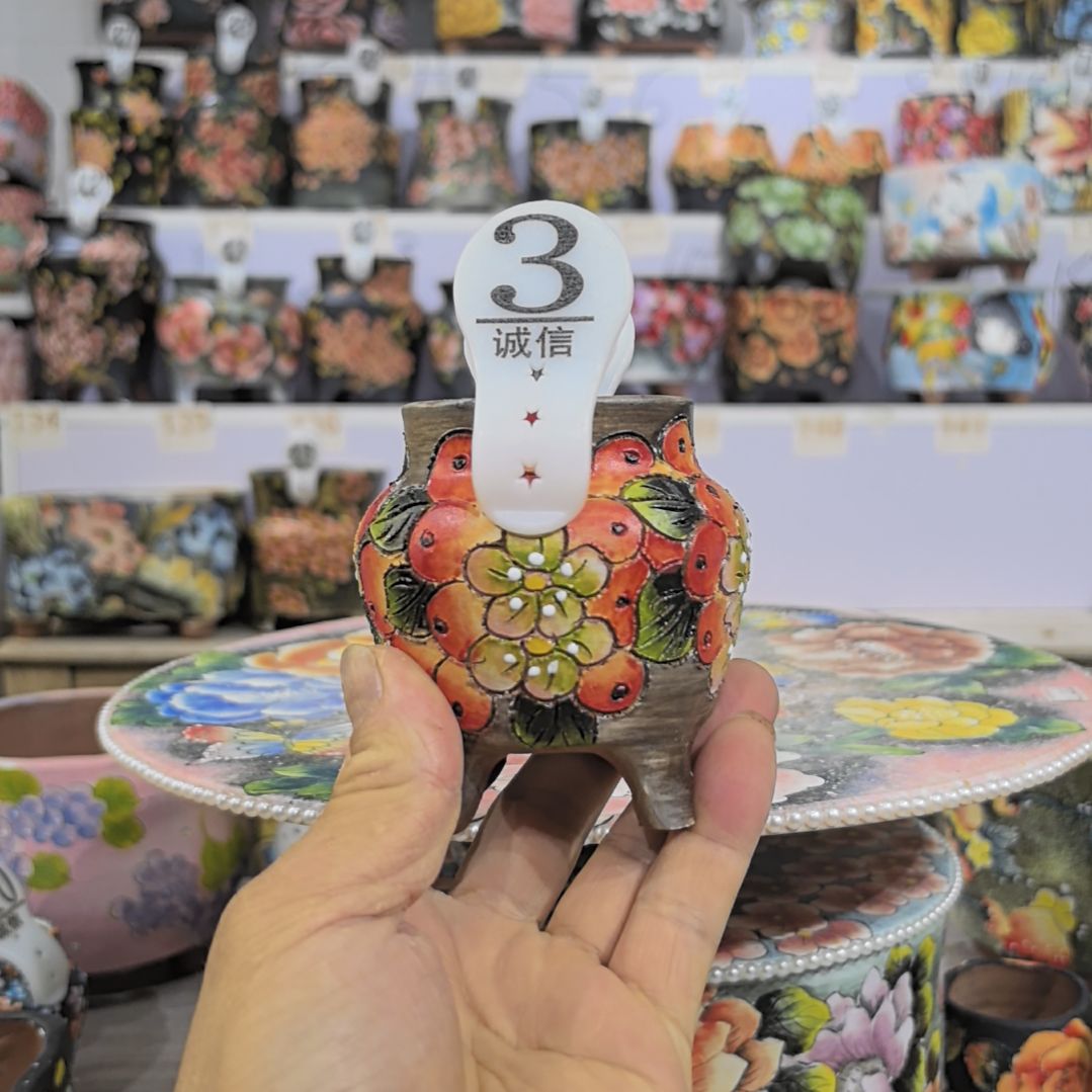 花盆红泥景德镇花盆