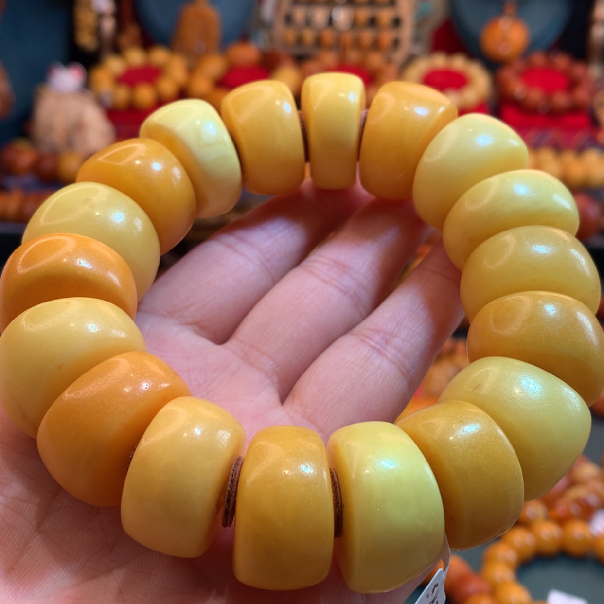 【闪购商品】蜜蜡手串未镶嵌蜜蜡手串