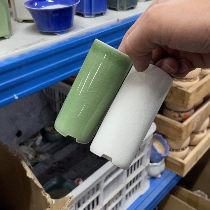 陶瓷花盆单场满9.9发4*9.5