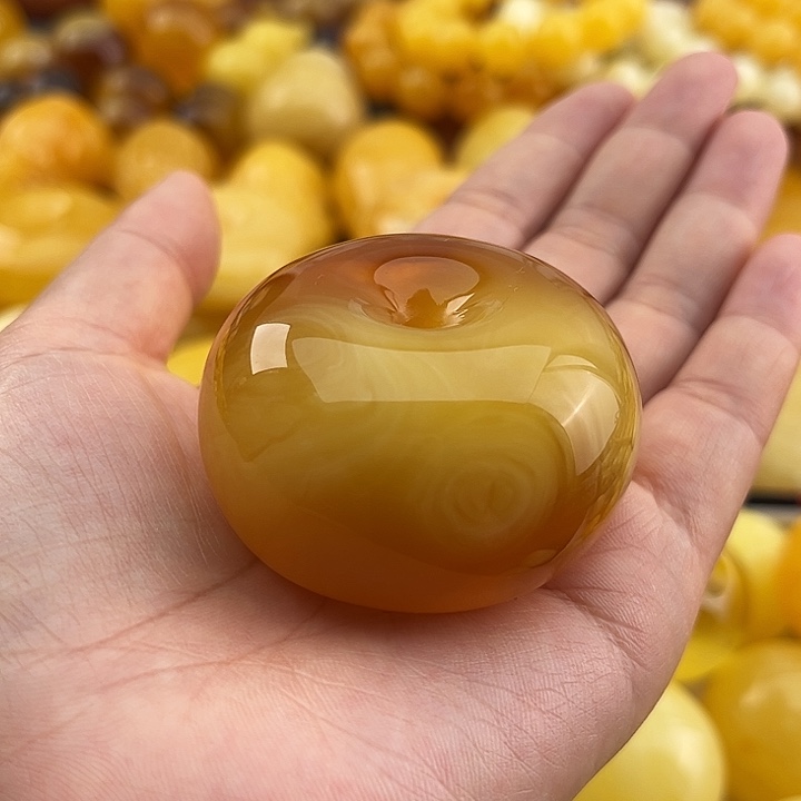 琥珀裸石未镶嵌琥珀蜜蜡