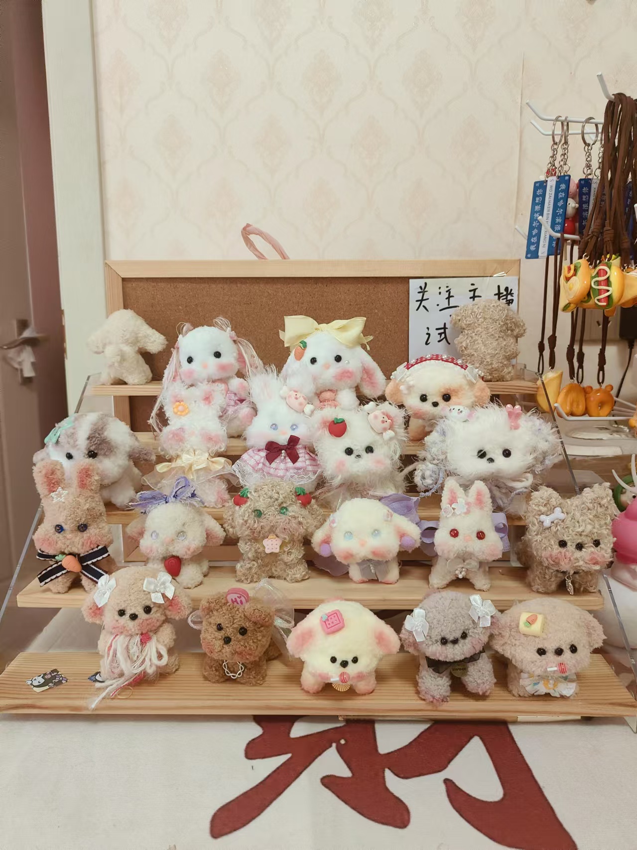 扭扭棒手工成品可爱动物挂件摆件