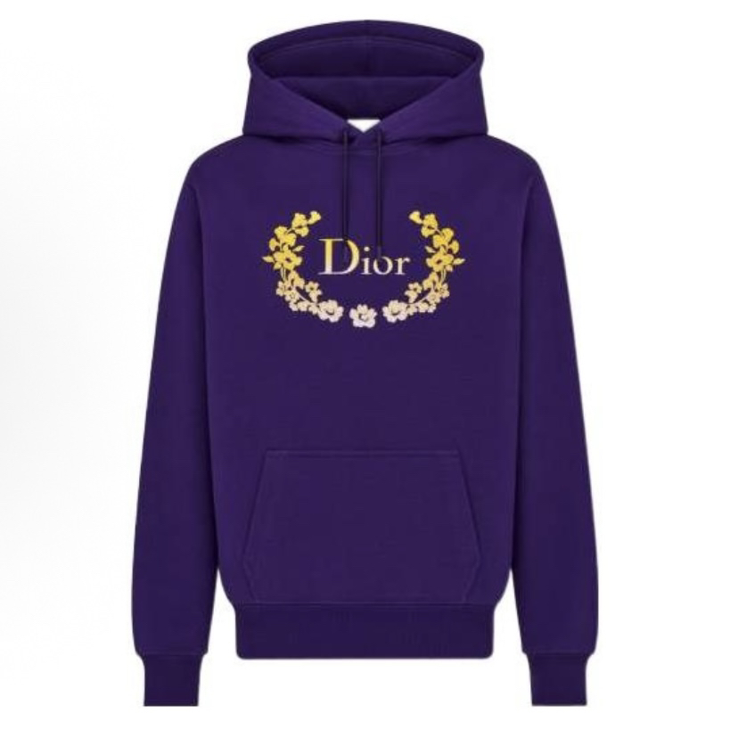 未使用 DIOR/迪奥 刺绣logo连帽卫衣 XL码 md1601