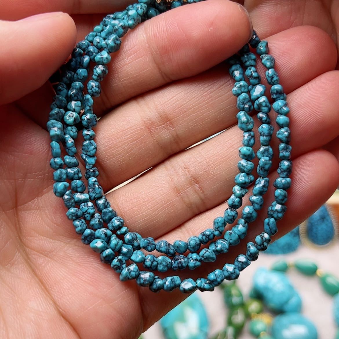 【闪购商品】绿松石珠宝奇石未镶嵌