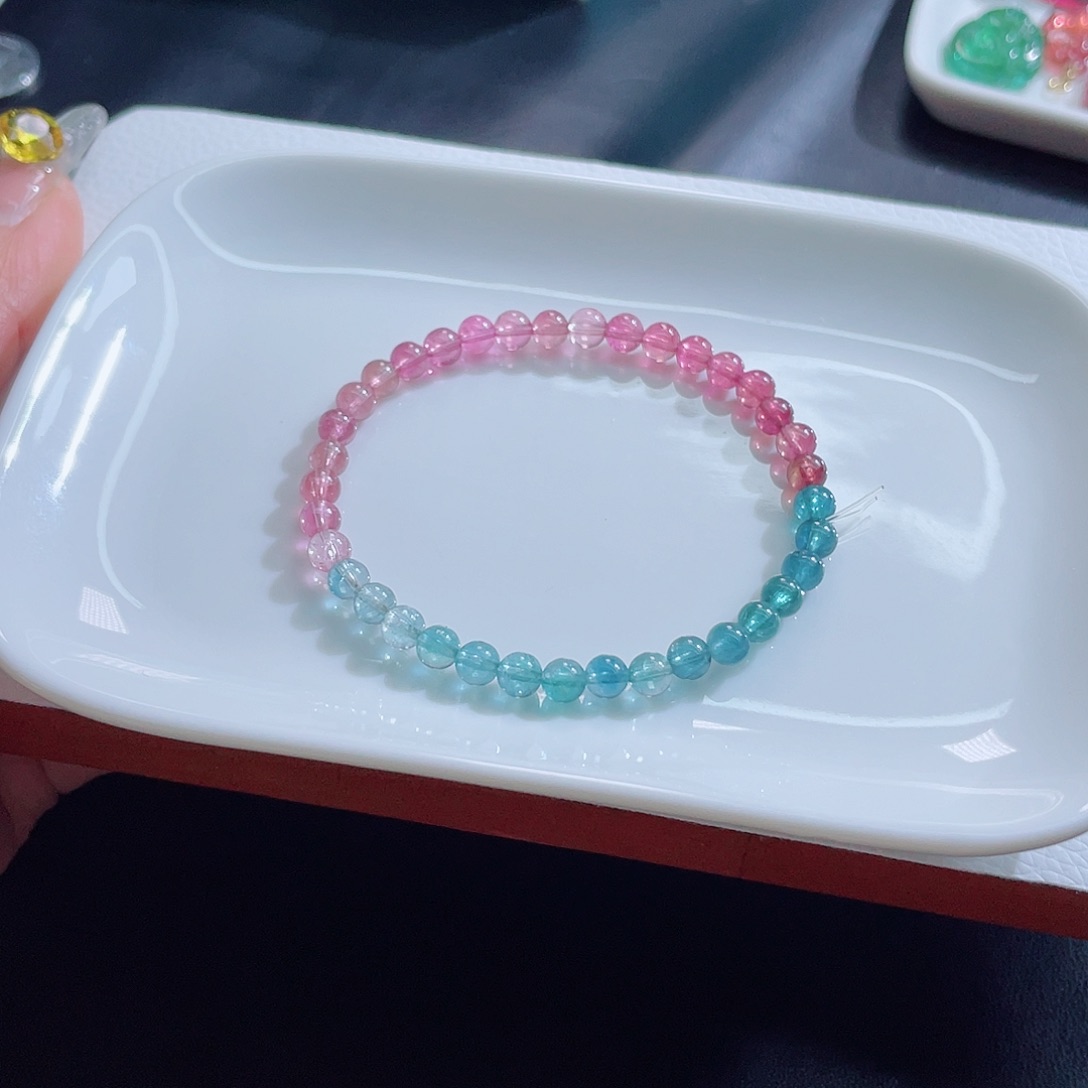 碧玺手链未镶嵌5mm左右