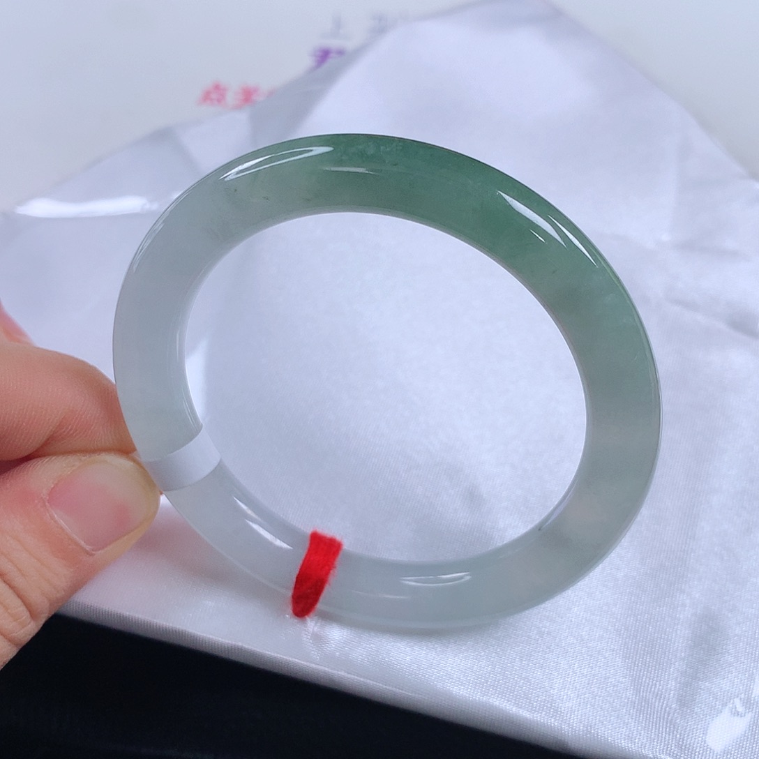 翡翠手镯未镶嵌 圆条①①④