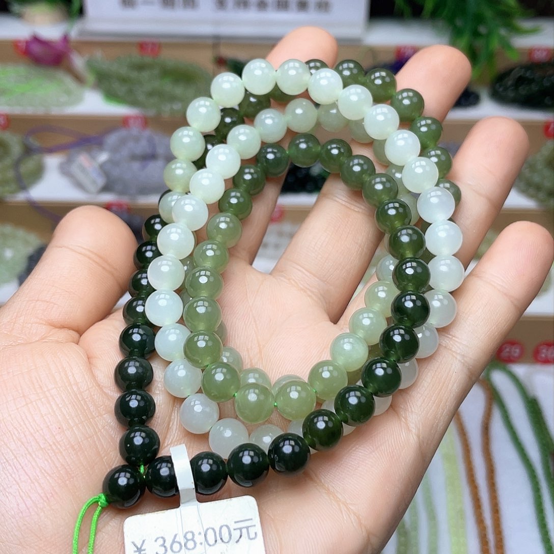 和田玉颈饰未镶嵌8mm