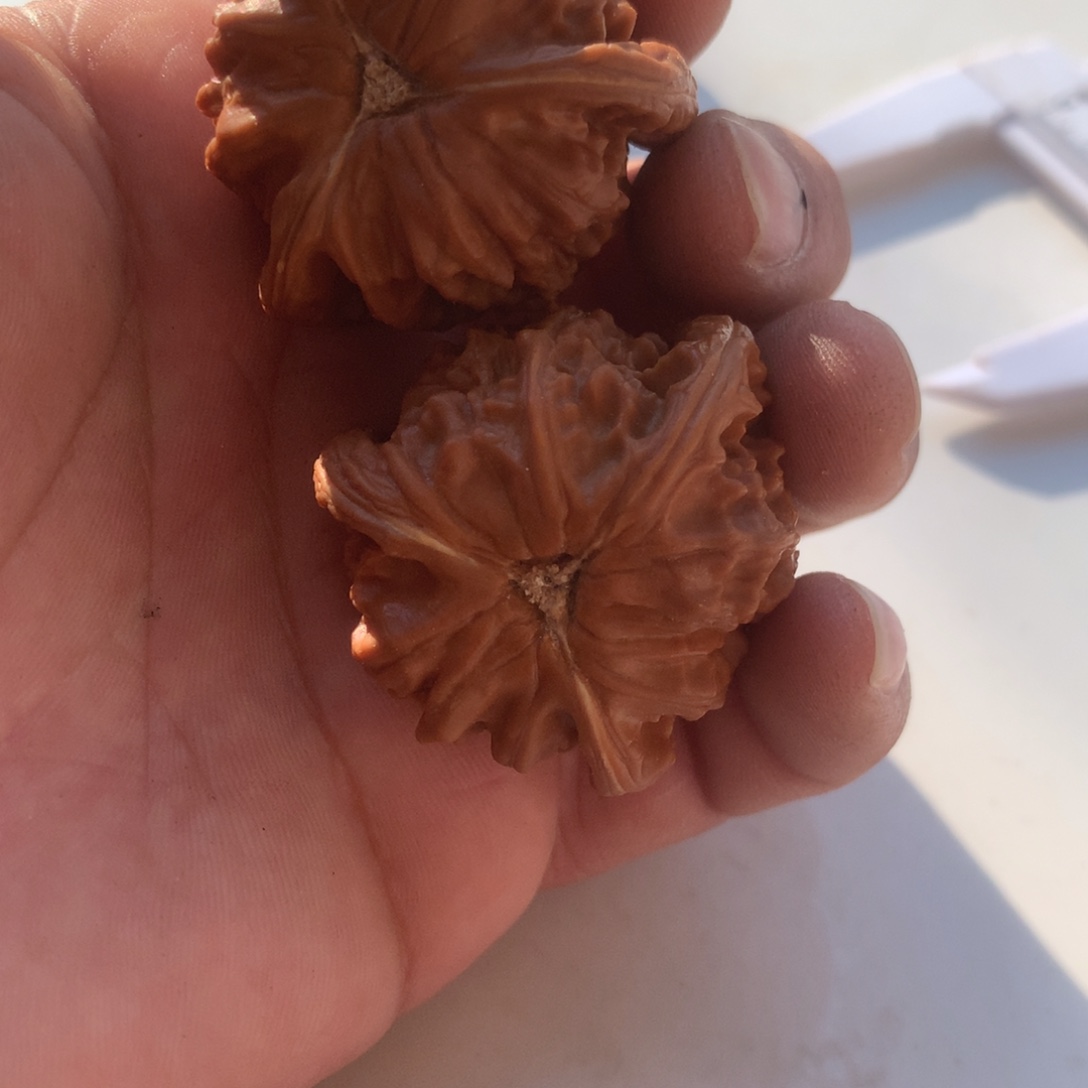 文玩核桃吊坠三棱