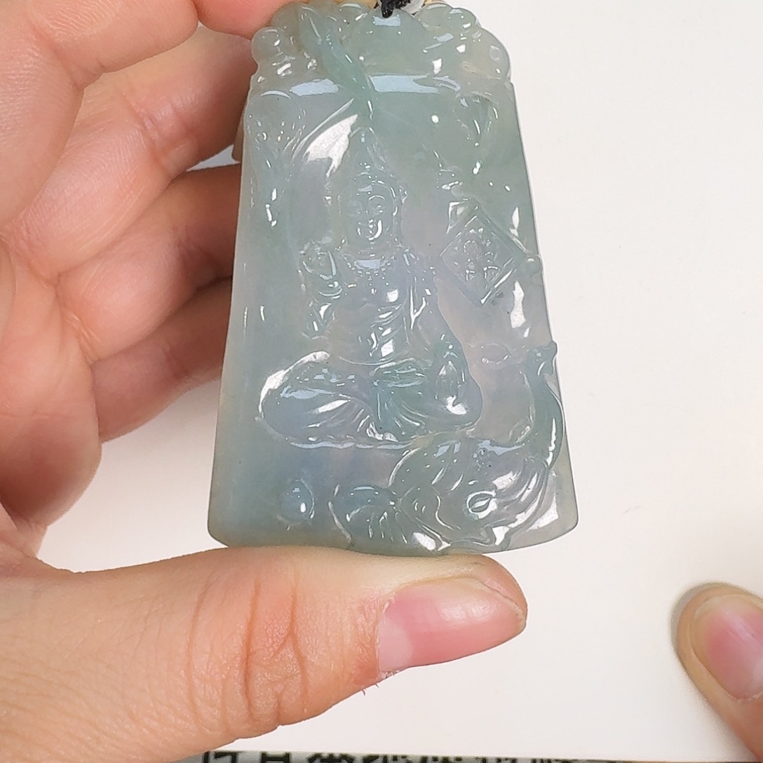 翡翠颈饰未镶嵌请****爷普贤
