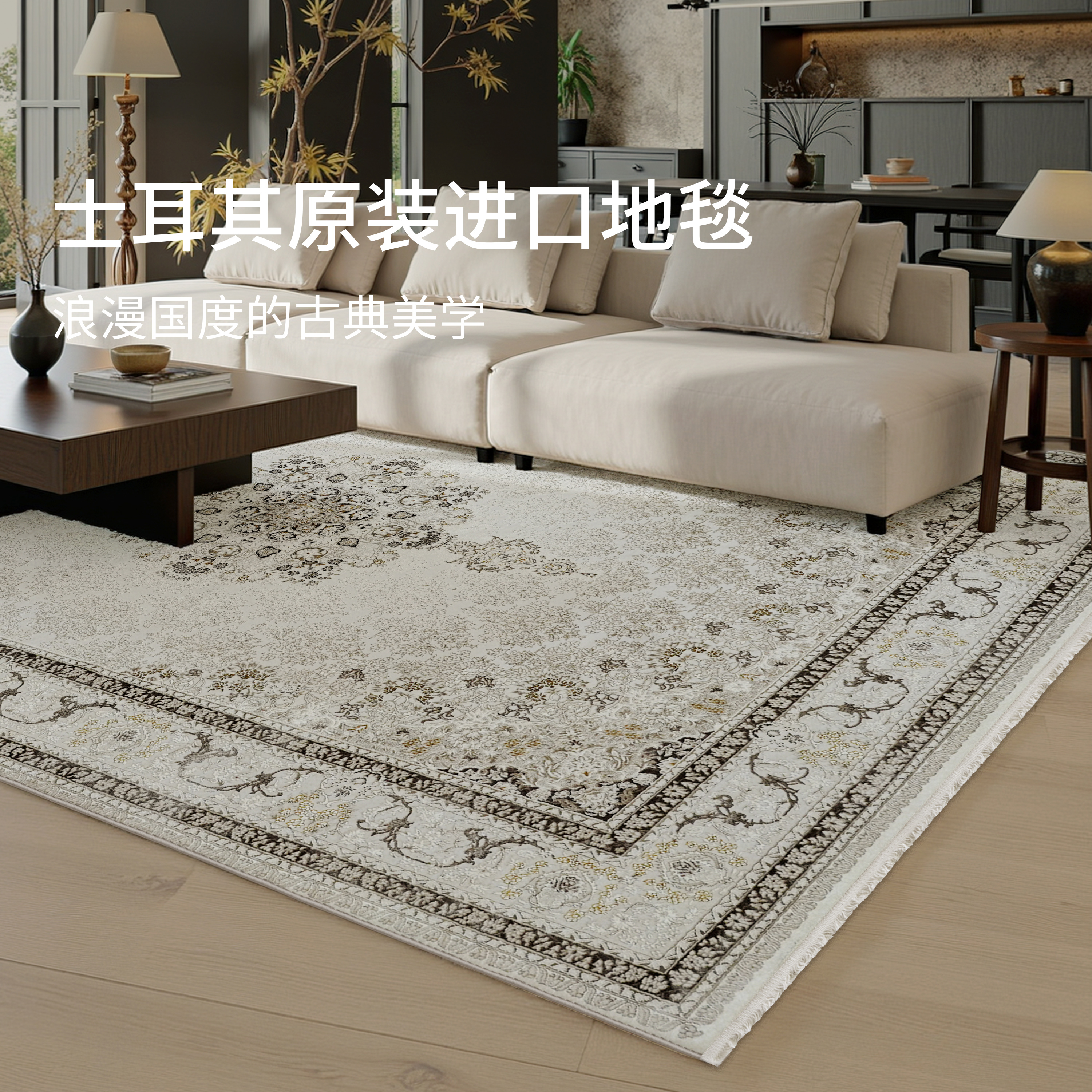 【OTTOMAN】土耳其原装进口高端复古客厅地毯卧室意式美式轻奢家用