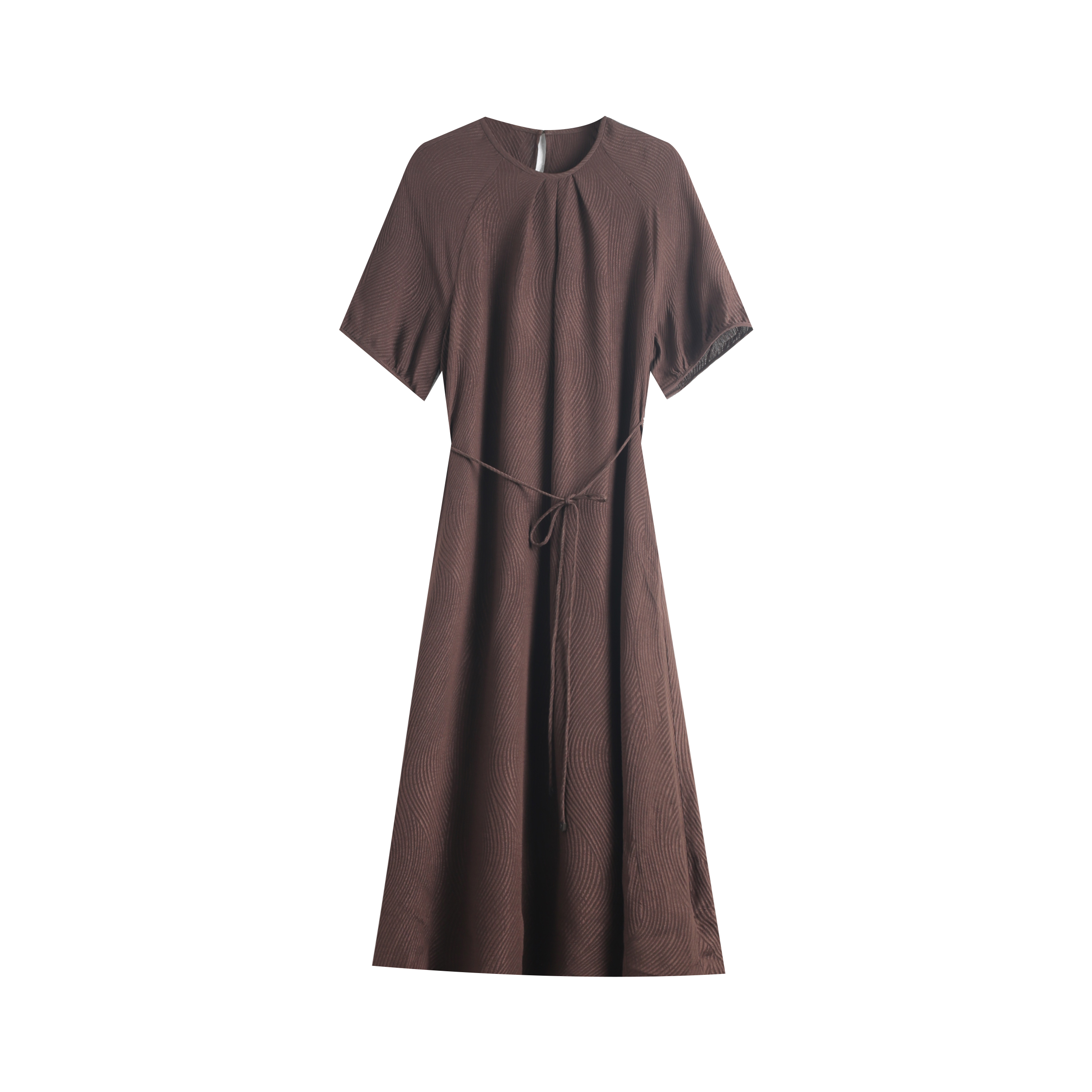 22MM贝壳花桑蚕丝短袖连衣裙夏季真丝长裙MH-L3339