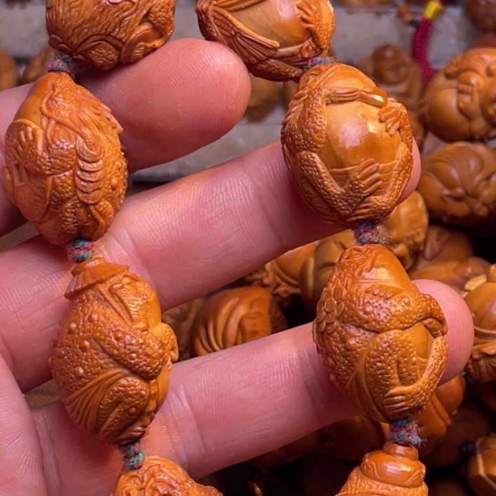 手串/手链橄榄核呱呱来财