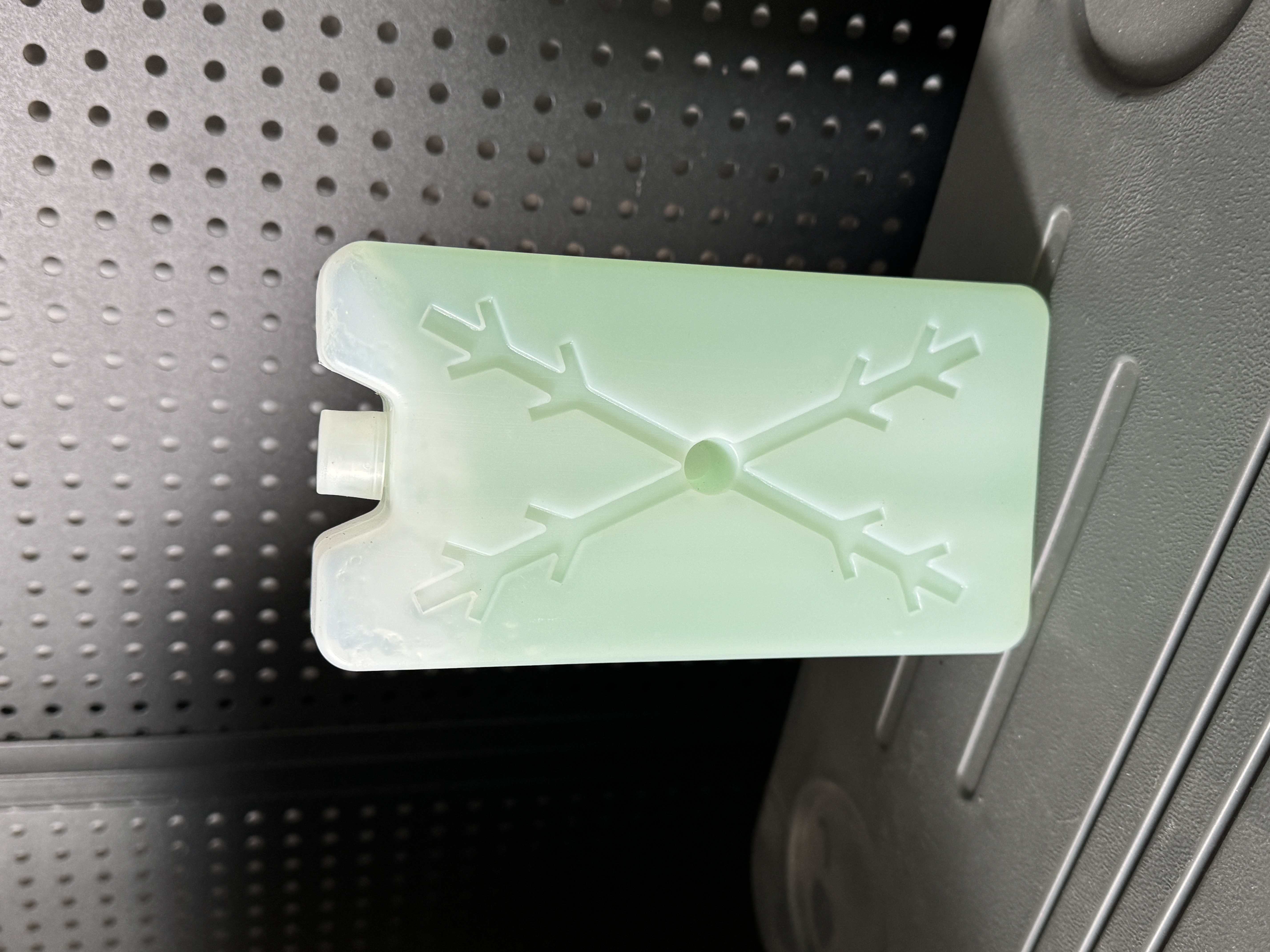 蓄冷冰砖用于摆摊保鲜