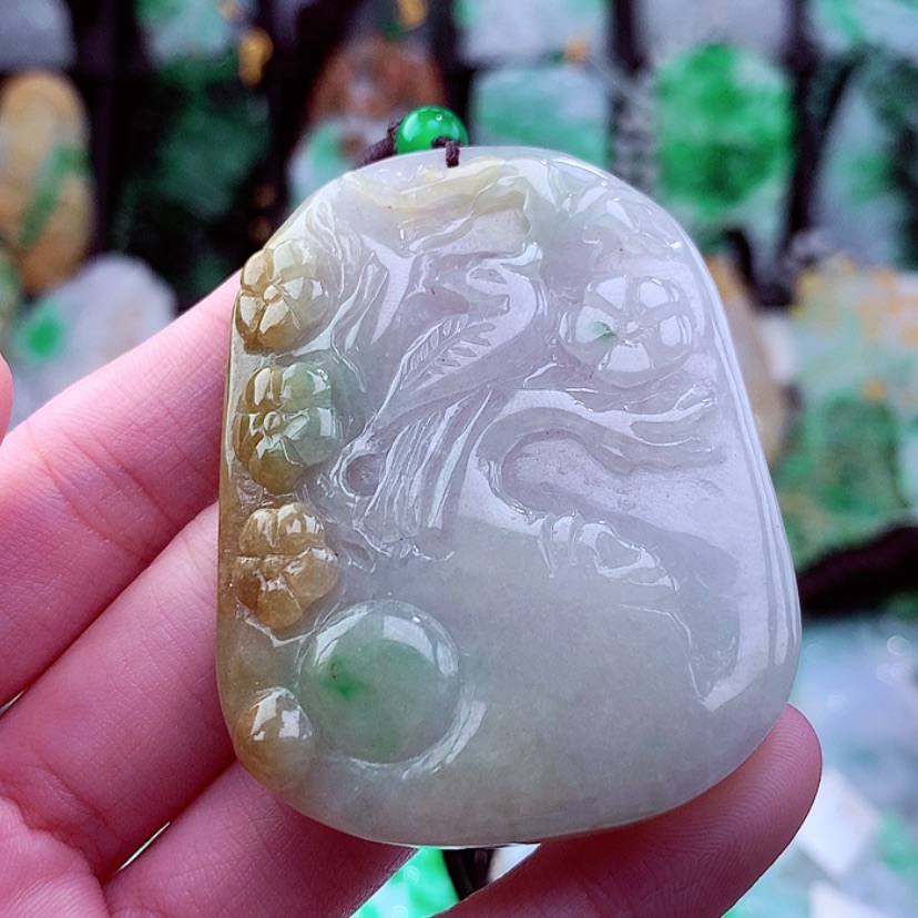 【闪购商品】翡翠颈饰未镶嵌挂件