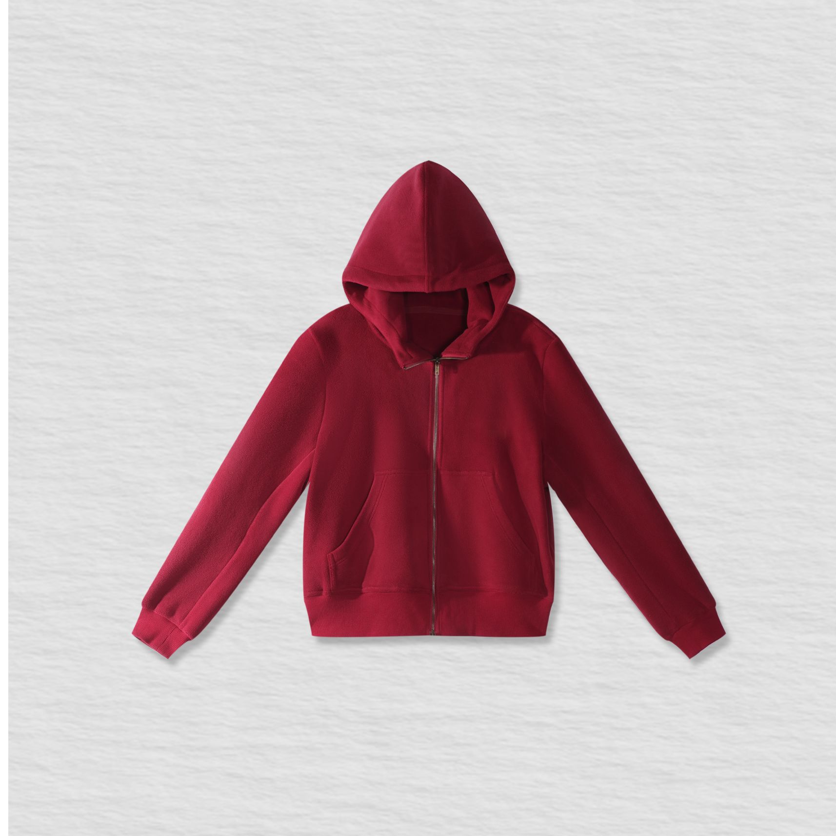 安安推荐【红日】500g粒绒服双拉链连帽加绒外套BL-WTW51129100Y