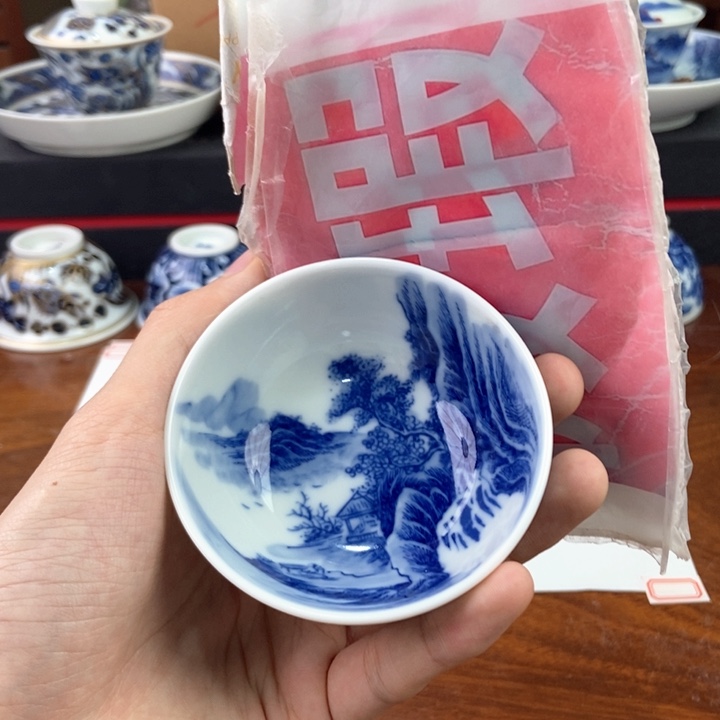 杯景德镇手绘陶瓷艺术