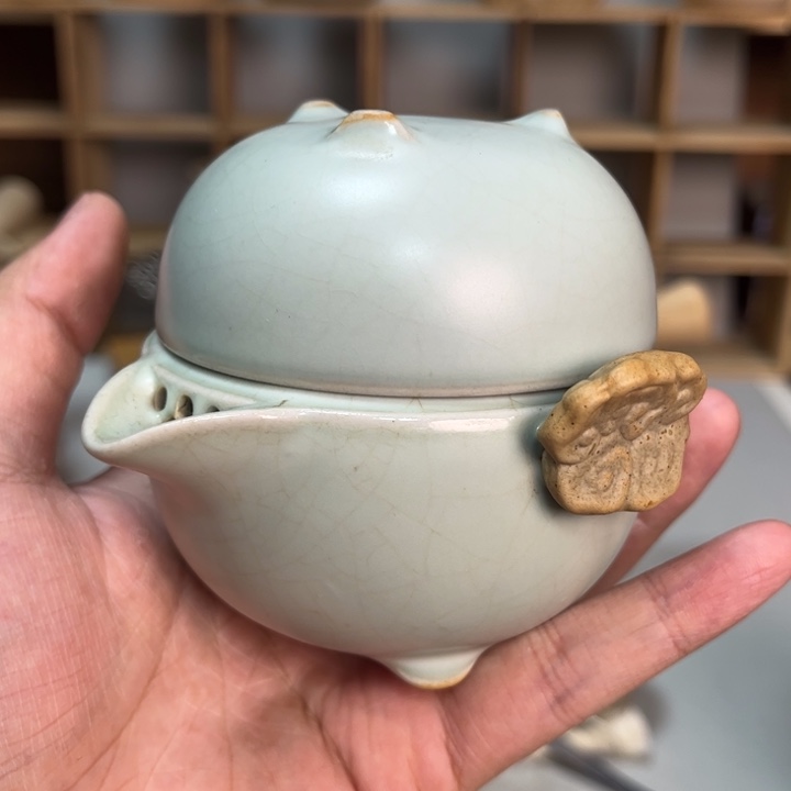 壶老段烧陶瓷茶器