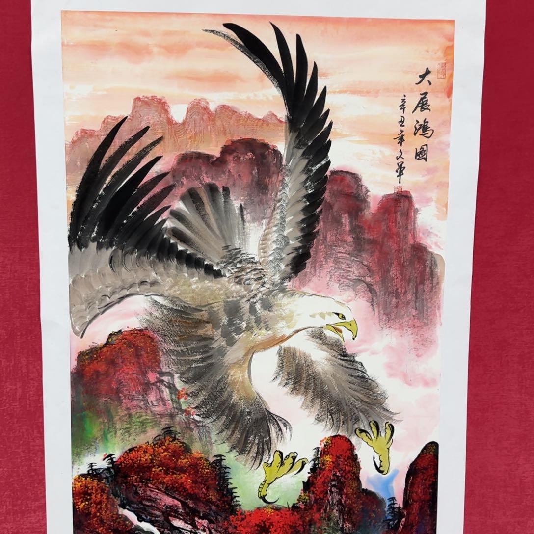 国画国画李文军国画精品