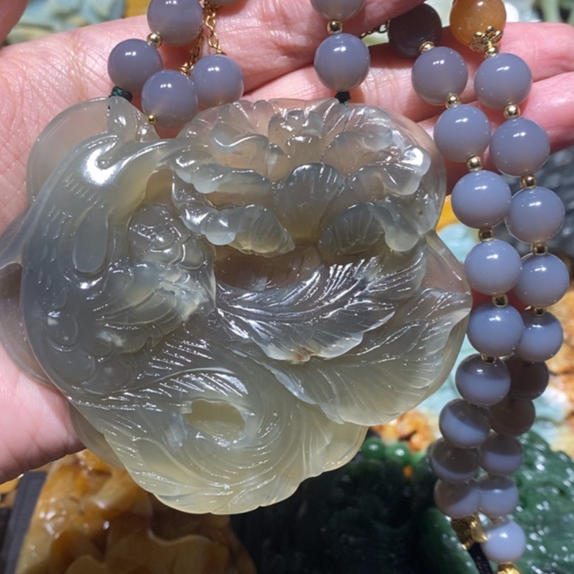 【闪购商品】岫玉毛衣链未镶嵌