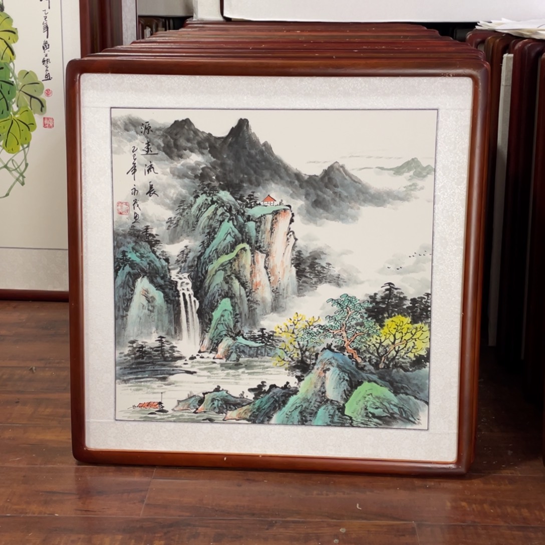 国画带框尺寸63*63厘米