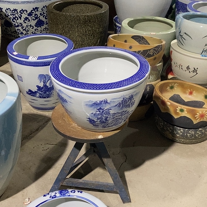 其他景德镇陶瓷鱼缸艺术
