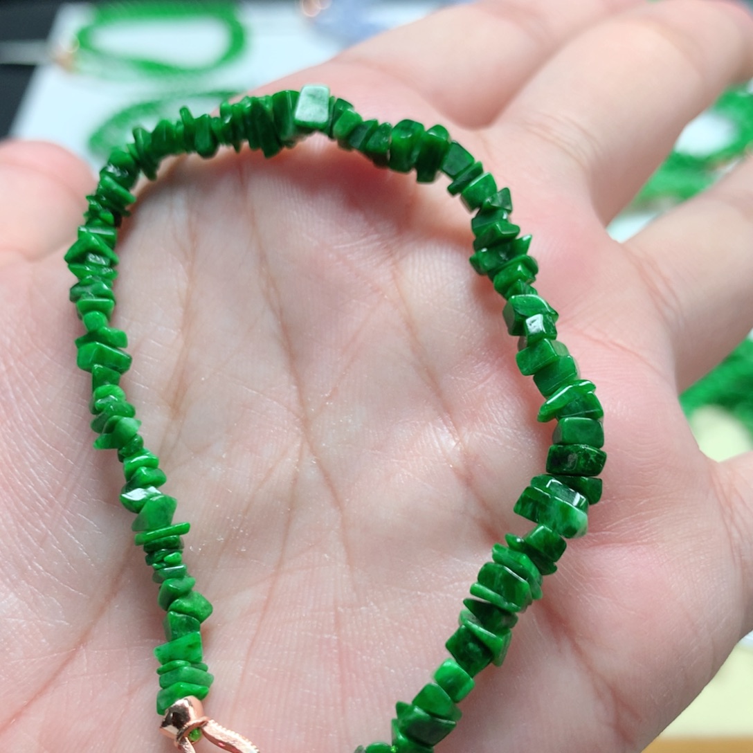 翡翠未镶嵌手链翡翠