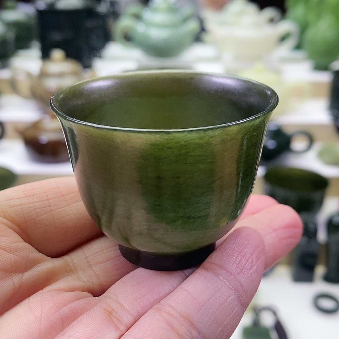 和田玉茶杯未镶嵌55ml