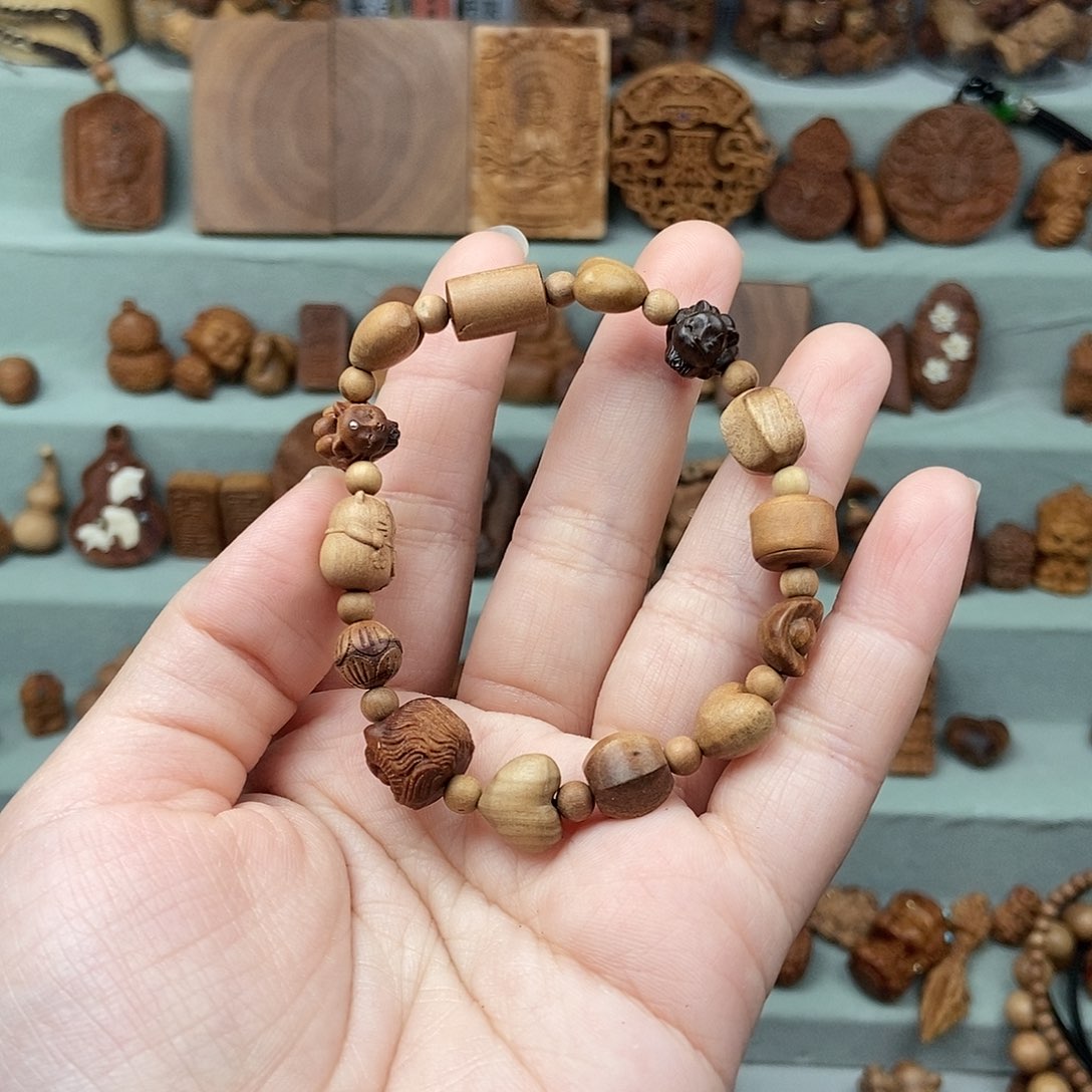 檀香木无事牌默认微瑕