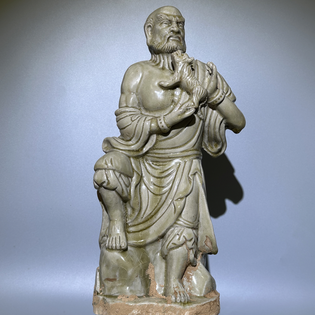 相州窑，人物塑像！n