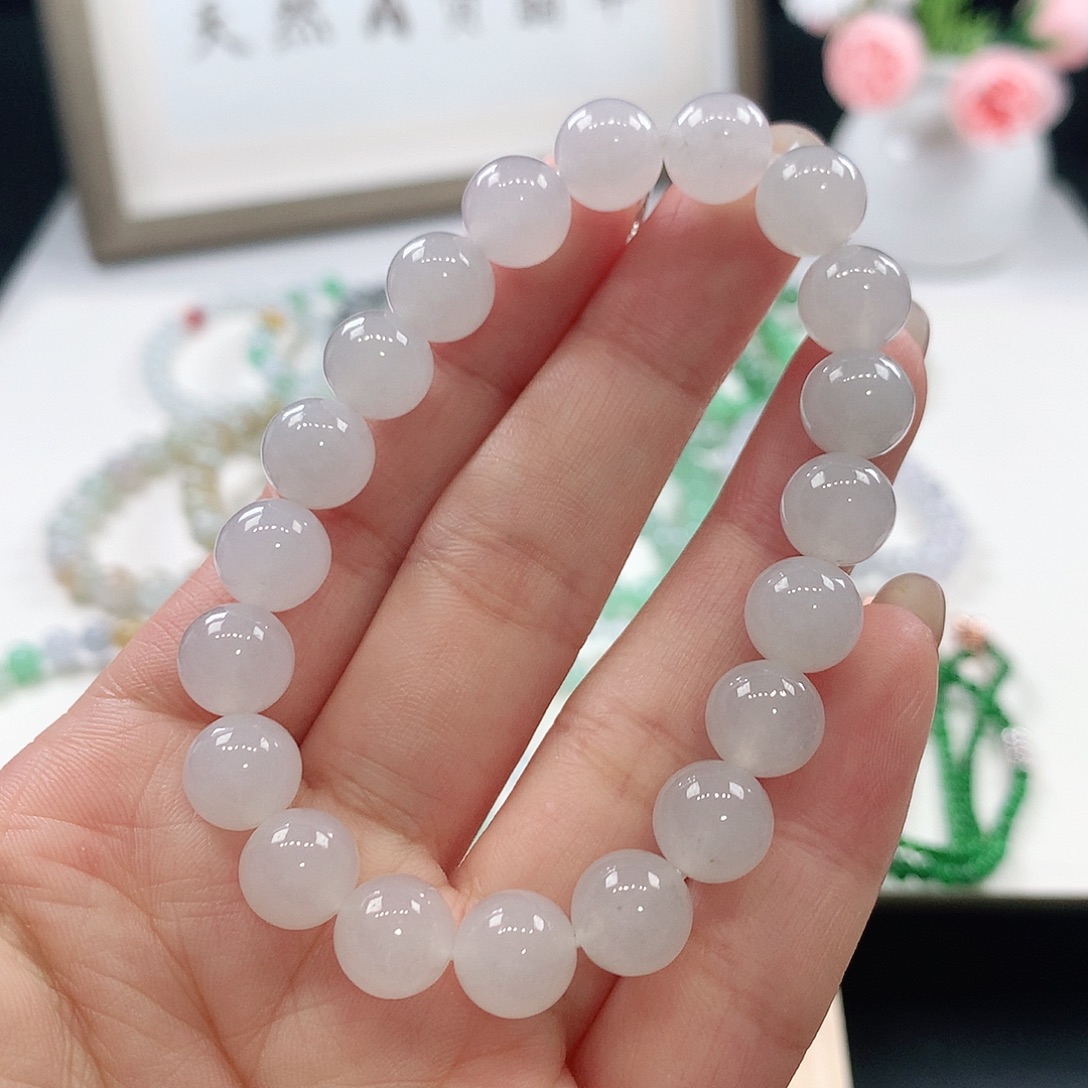 未镶嵌手链翡翠手链9.3mm