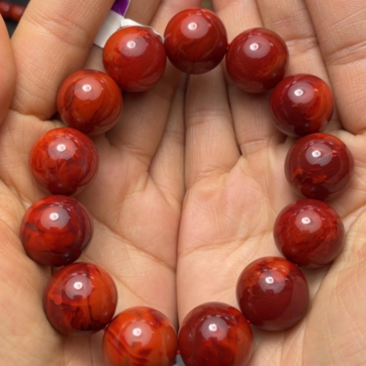 【闪购商品】南红玛瑙原矿手串18未镶嵌小*九