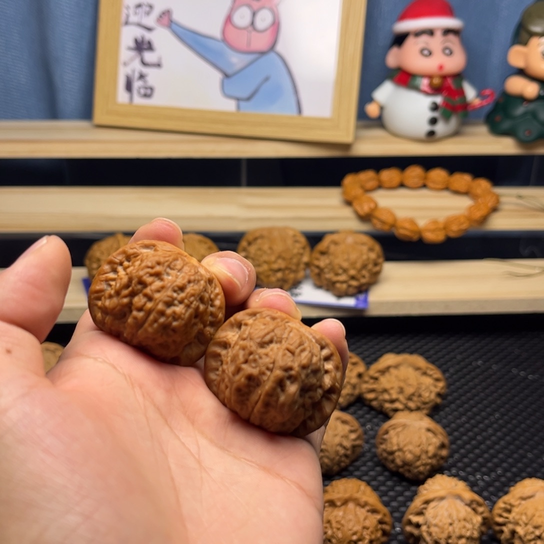 文玩核桃把件橙***?血麒麟38