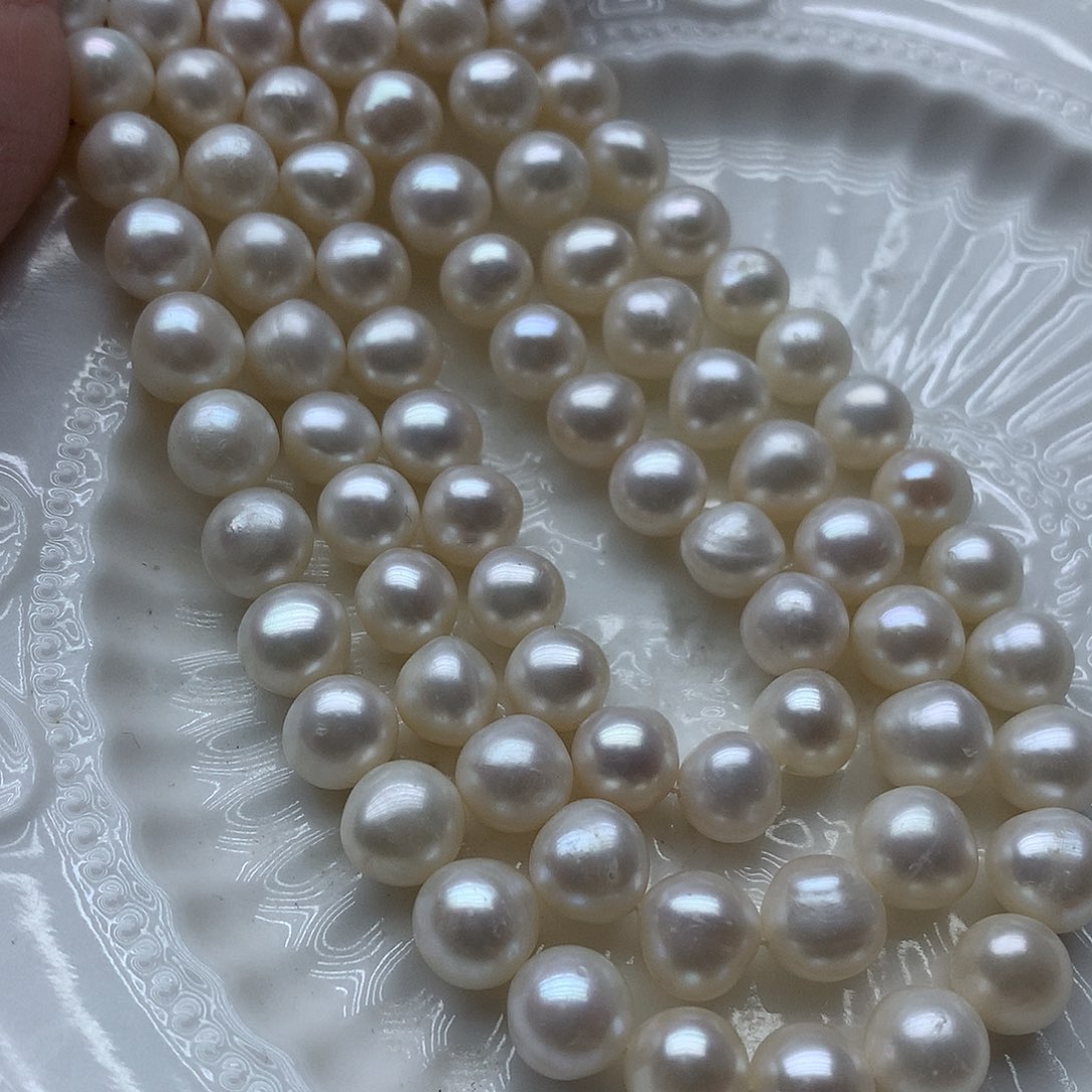 淡水珍珠8/9未镶嵌t30元宝