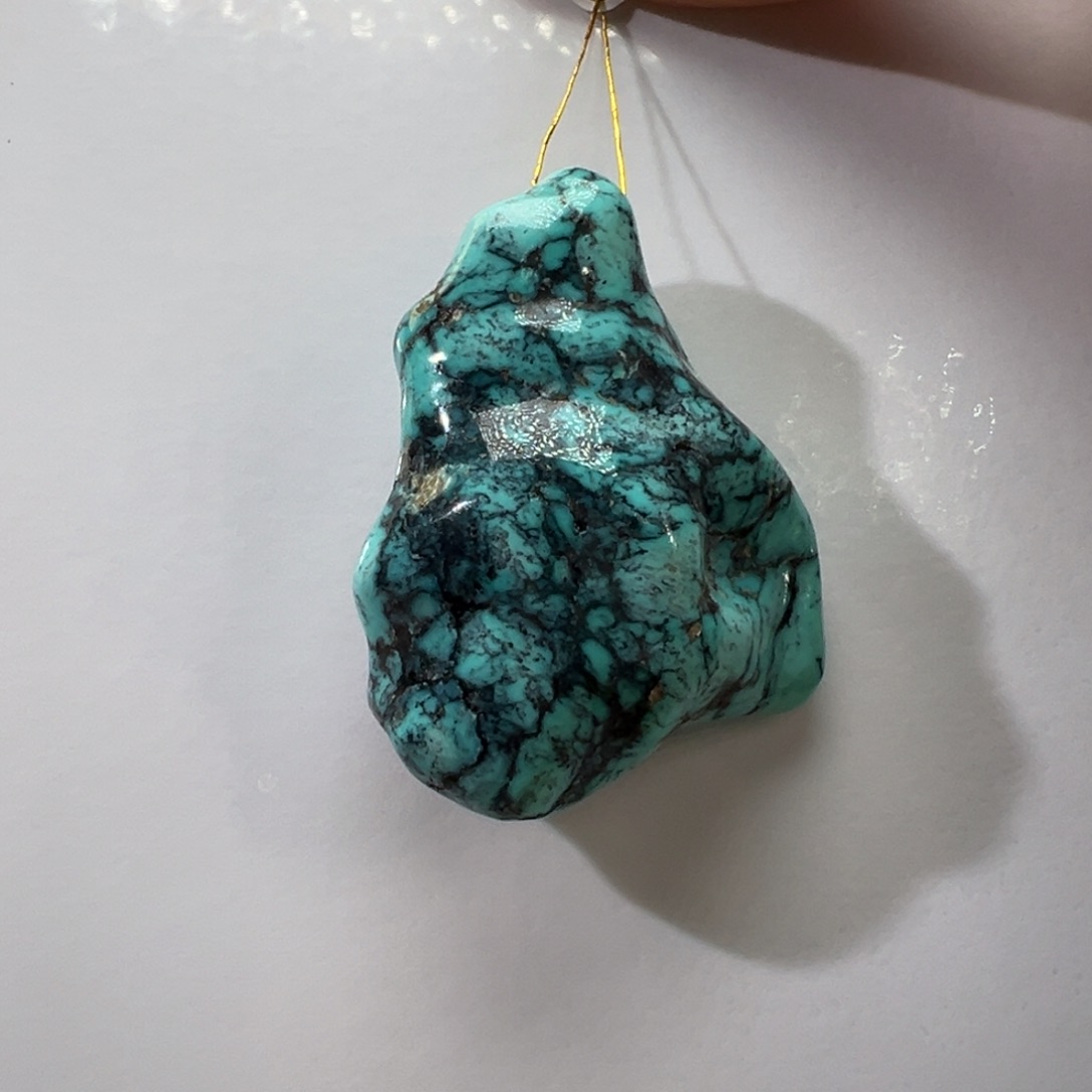 绿松石未镶嵌挂件