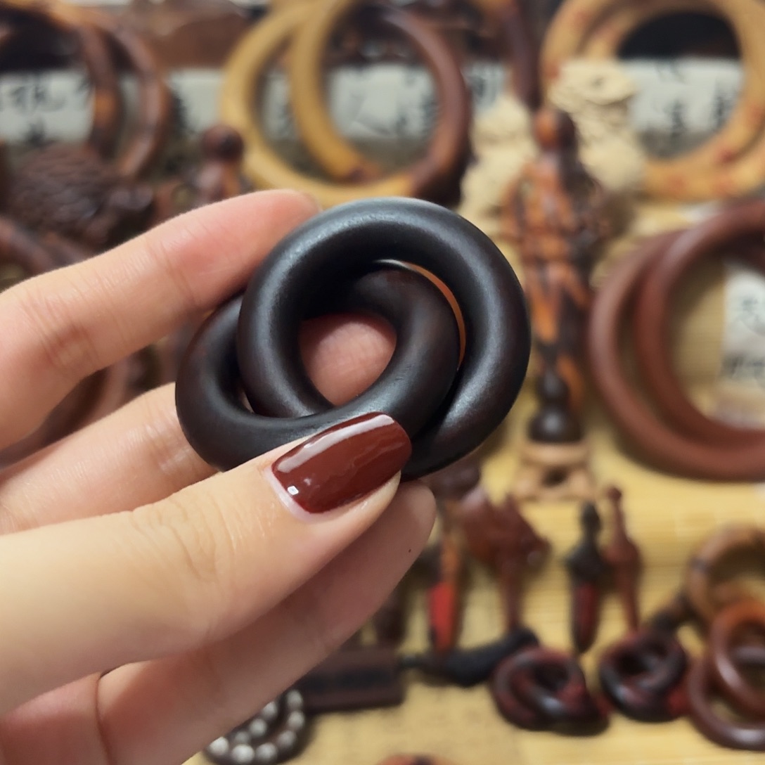 枣木S*W雷击枣木玉化料内径2.5刻星