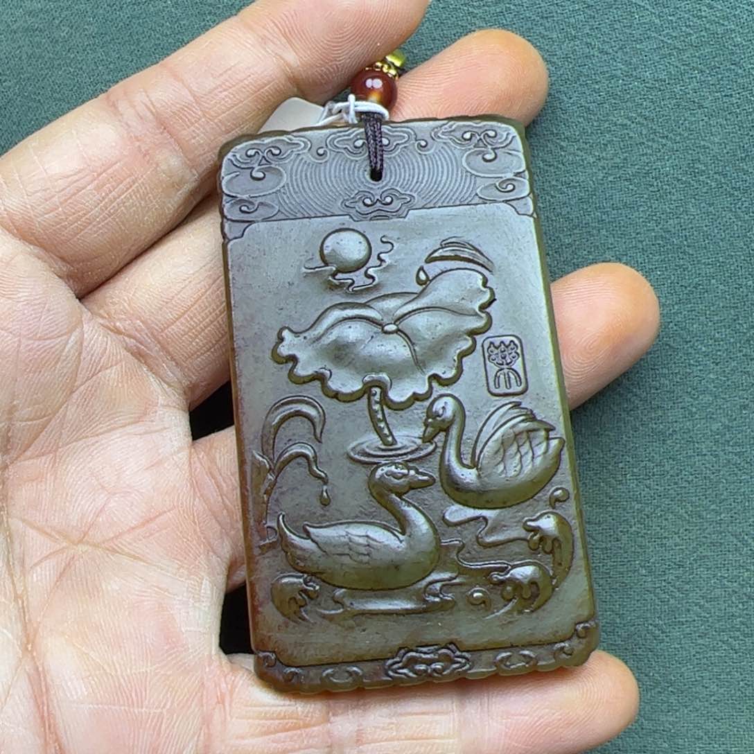 和田玉把件未镶嵌