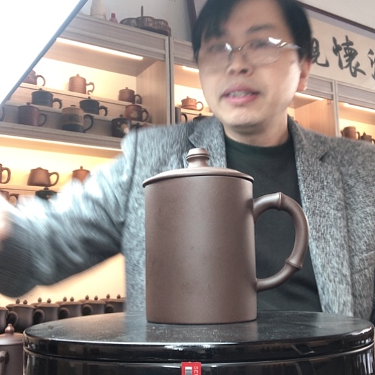 紫砂茶杯微瑕容量450